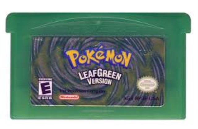 Pokemon leafgreen version gameboy advanc
