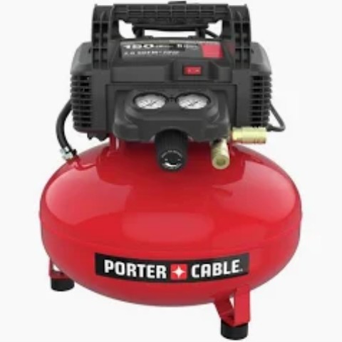 Porter cable 150psi 6 gal