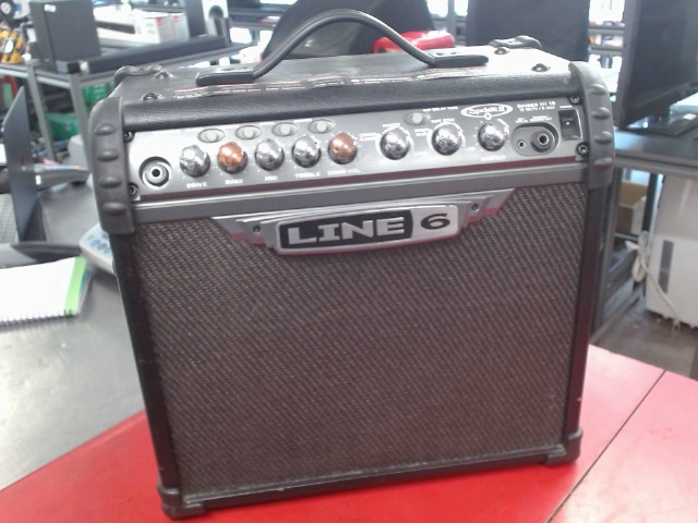 Ampli line 6 15 watts + fil power