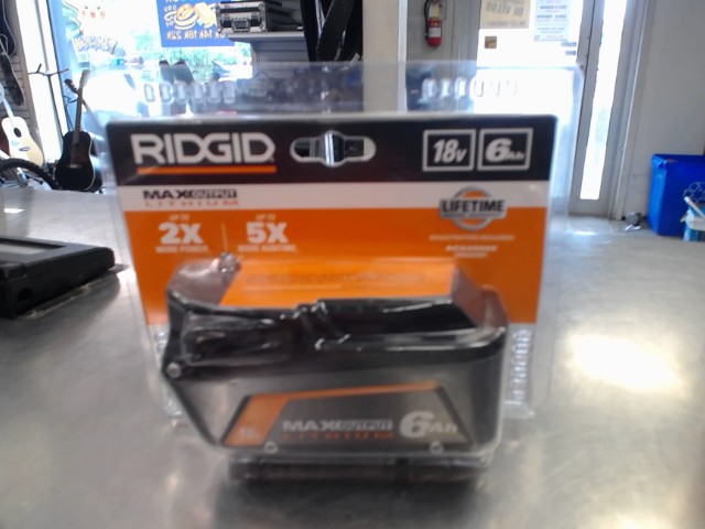 Batterie ridgid 6ah neuf