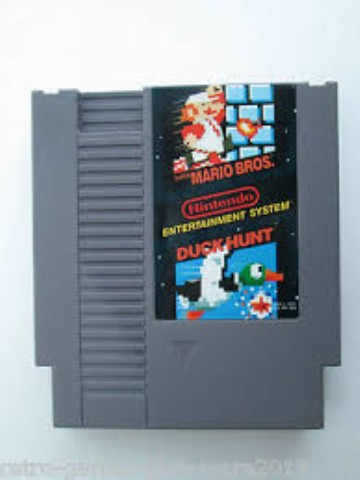 Super mario bros/duckhunt nes 1985