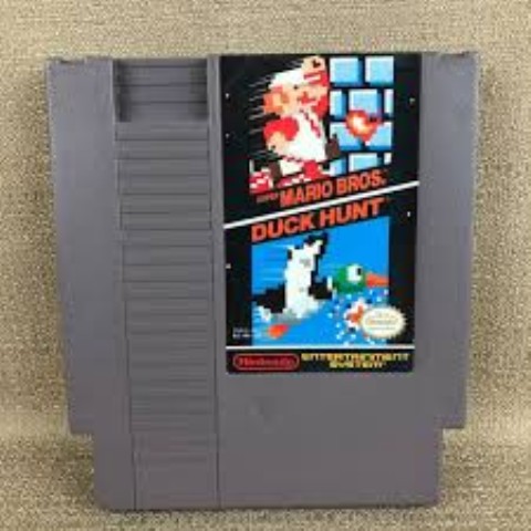 Super mario bros /duckhunt nes 1985