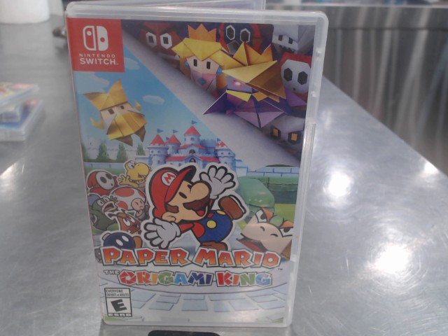 Papier mario origami king jeu switch