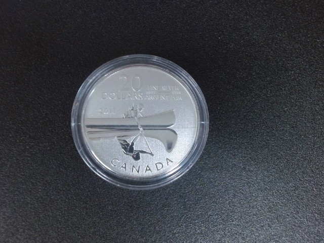 Piece 20$ fine silver 2011