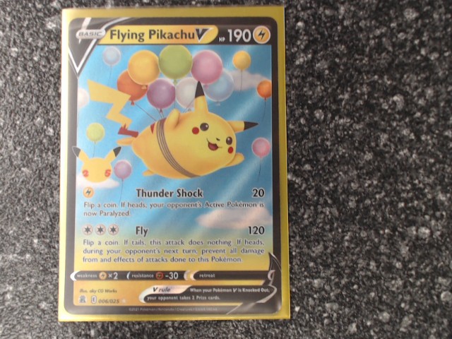 Flying pikachu v #6 celebrations