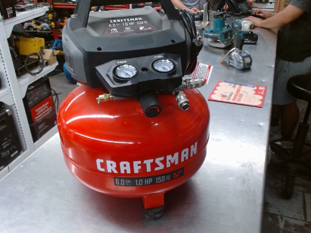 Compresseur craftman 6gal 150 psi