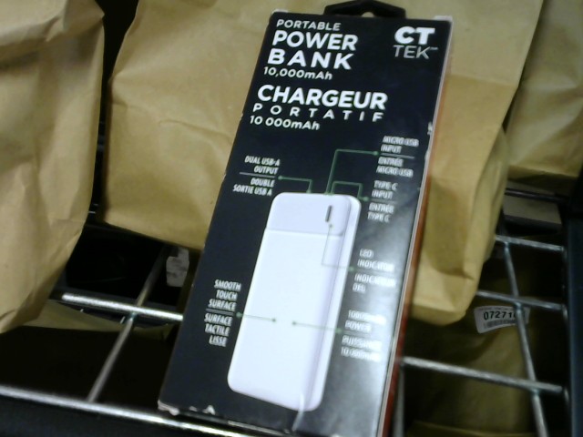 Chargeur portatif 10 000mah