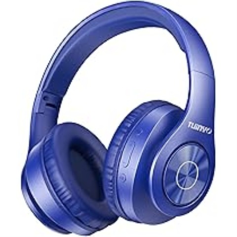 Ecouteurs bluetooth bleue
