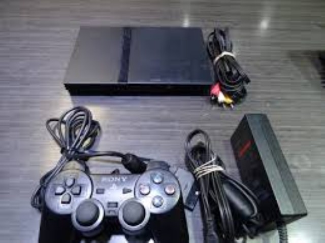 Ps2 avec fil et manette