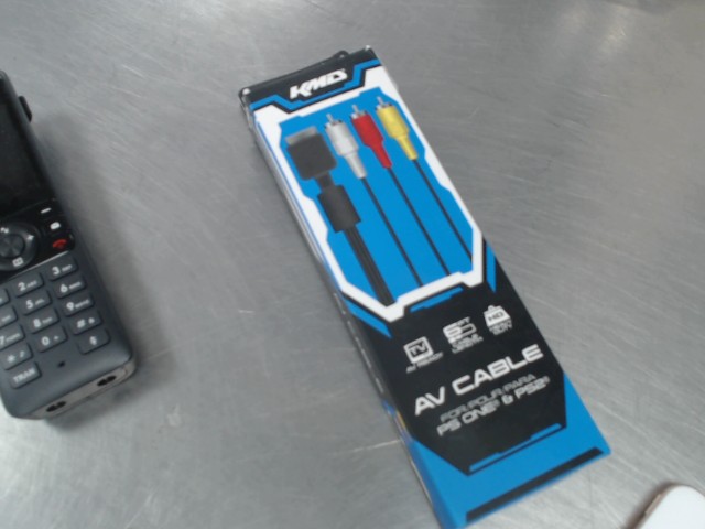 Av cable for ps one and ps2