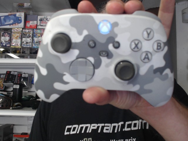 Manette camouflage grise blanche
