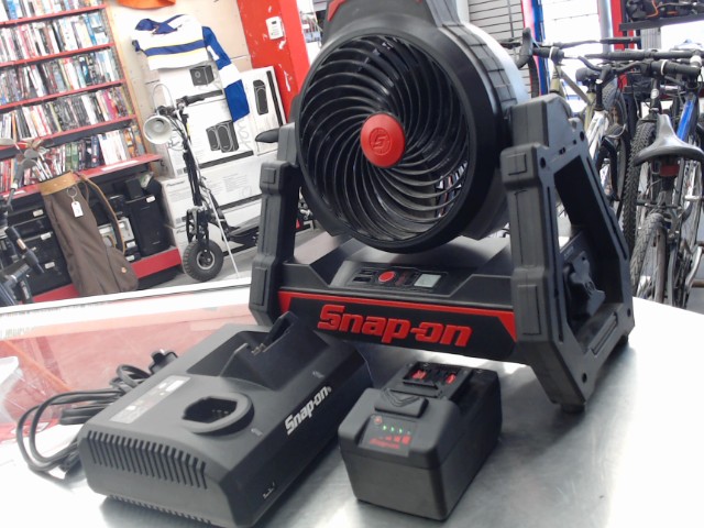 Snap-on fan +batterie et chargeur