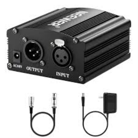 Phantom powers supply in box + xlr