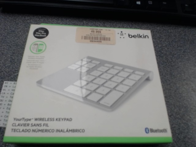 Wireless keypad pour mac