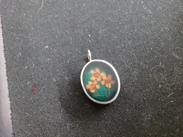 Breloque avec fleur 925