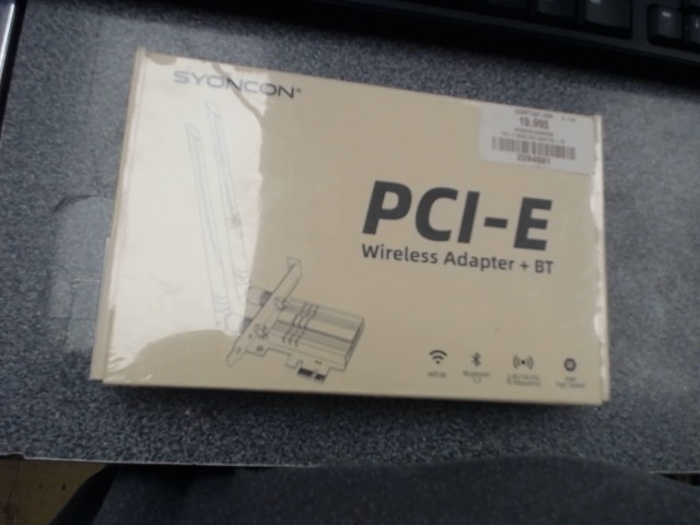 Pci-e wireless adapter + bt