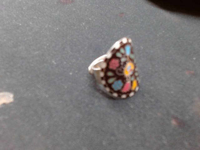 Bague avec fleur 925 6.45g