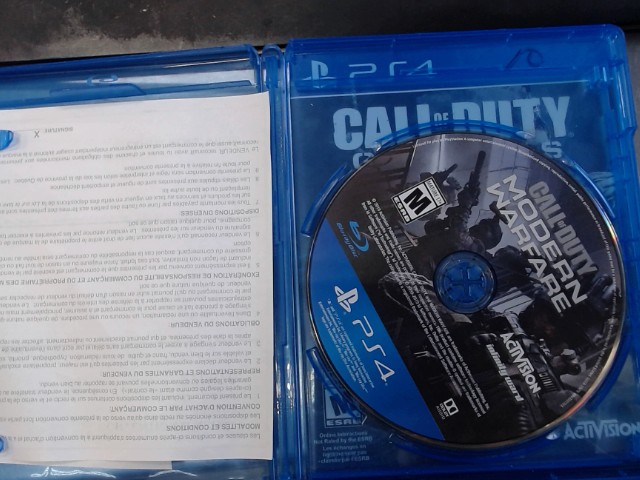 Call of duty modern warfare ps4