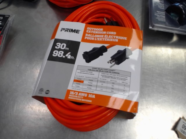 Corde d'extension prime 30m neuve