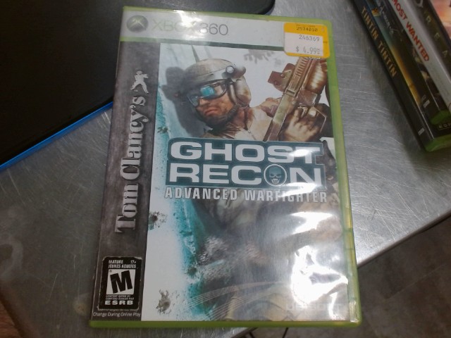 Ghost recon advanced warfighter xbox 360