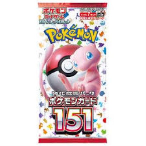 Pokemon 151 paquet jap