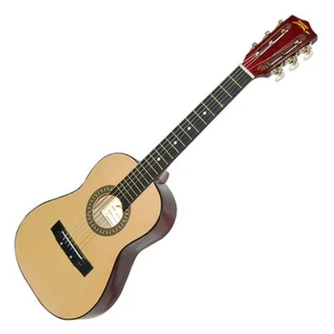 Petite guitare accoustic bois ety sac