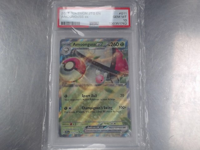 Amonguss ex 011 psa 10