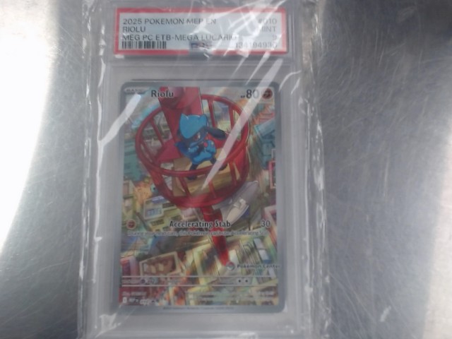 Riolu pokemon center promo psa 9