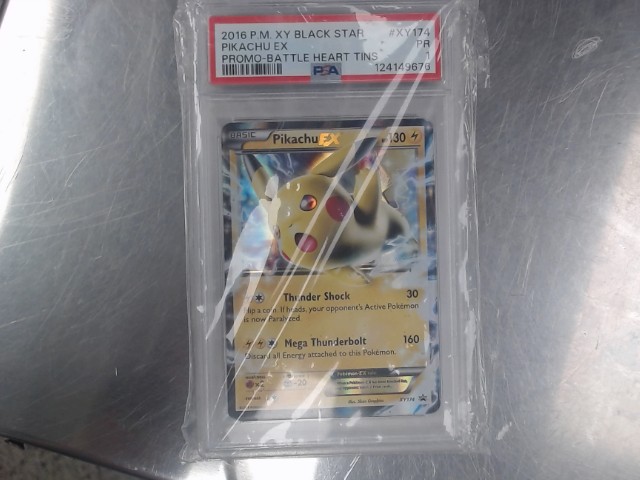 2016 promo battle heart tins pikachu psa