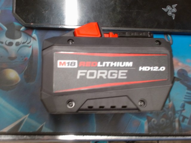 Battery milwaukee forge m18 12.0ah new