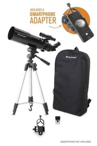 Compact and portable travel telescope