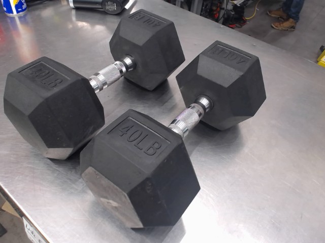 Paire d'haltere 40lbs