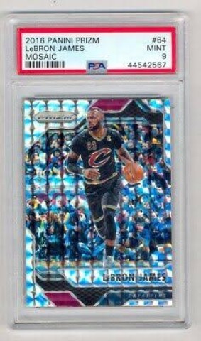 2016-17 panin prizm 64 lebron james