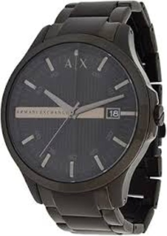 Montre pour homme armani noire