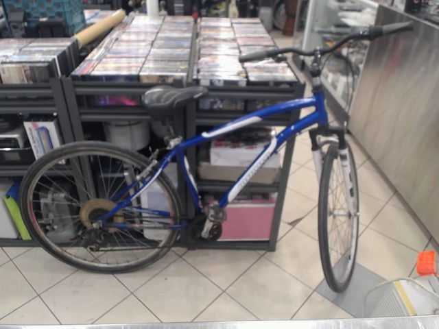 V�lo bleu et blanc