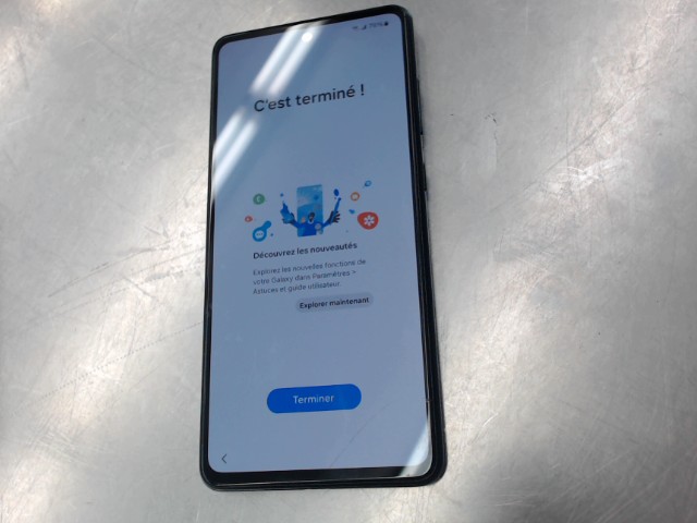 Galaxy a 52 5g avec craque dans l'�cran