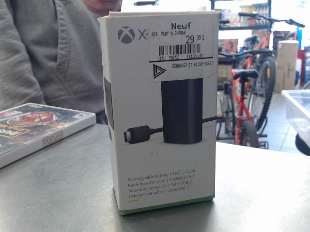 Batterie rechargeable+cable usb-c