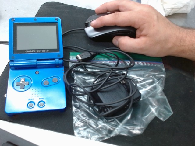 Nintendo advance sp bleu foncer avec ch