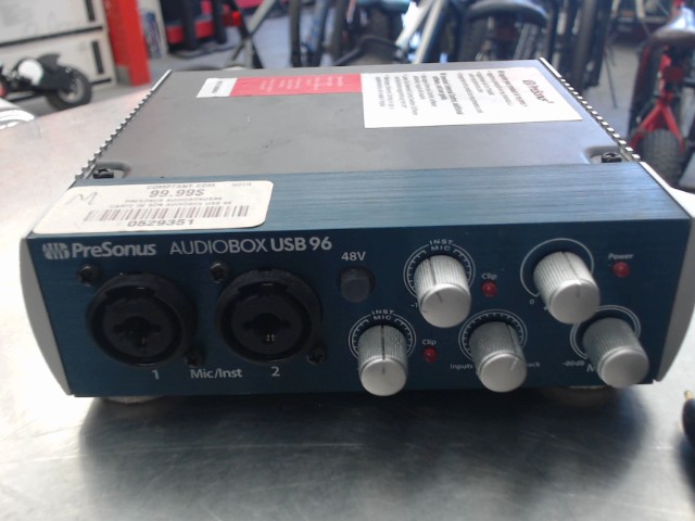 Carte de son audiobox usb 96