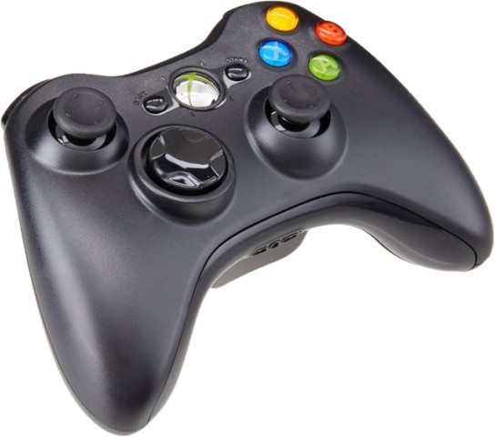 Xbox 360 wireless black controller