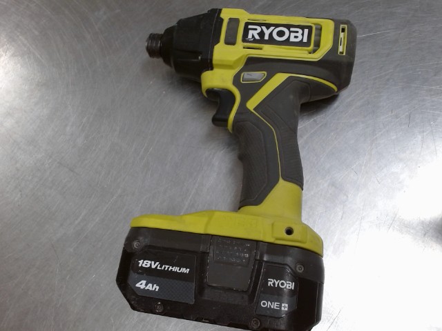 Impact drill ryobi 18v av batterie 4ah