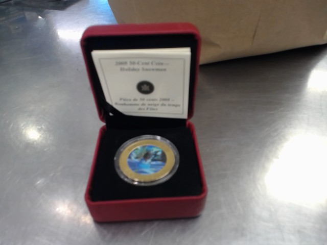 2008 50cent holiday coin