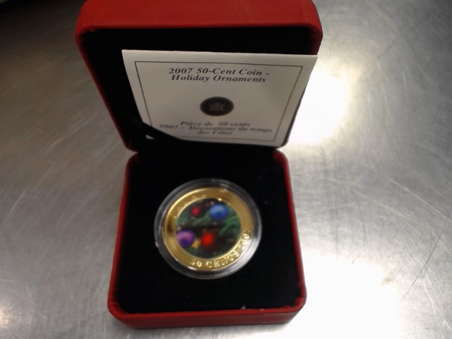 2007 50cent holiday coin
