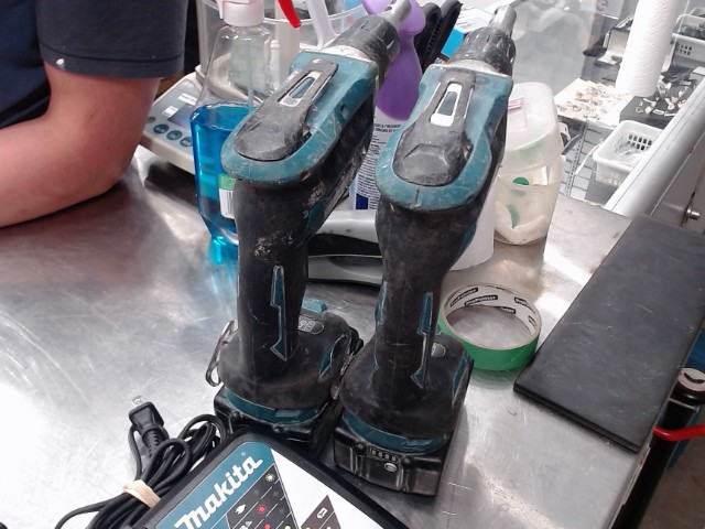 Perceuse a gyproc + 1 batt.spray vert