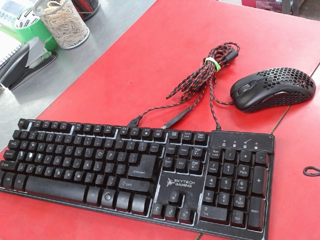Kit clavier souris style gaming usb