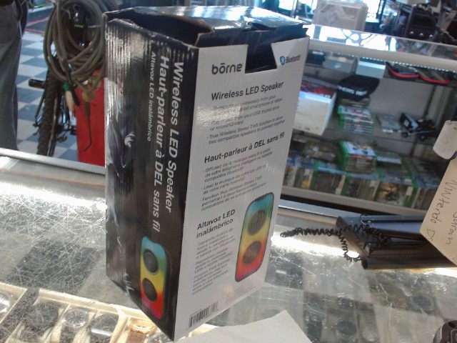 Speaker in box