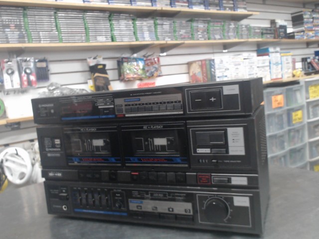 Ampli+lecteur cassette+tuner+equalizer