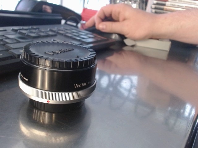 Lens camero case cuir