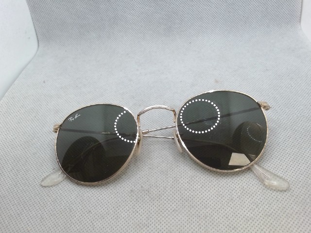 Ray-bans style cercle style or