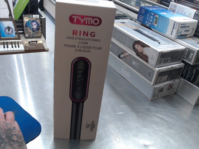Hair straightening comb